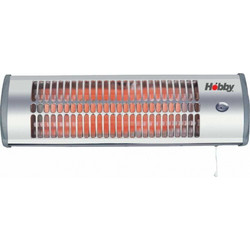 Hobby HQH-81045 Επιτοίχια Σόμπα Χαλαζία Μπάνιου 1500W με Θερμοστάτη