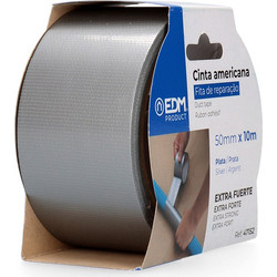 Ταινία Επισκευαστική Ασημί 10 Μέτρα Duct tape 50mm*10m 47152 EDM Spain
