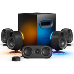 SteelSeries Arena 9 Ασύρματα Ηχεία Υπολογιστή 5.1 με Bluetooth & RGB Φωτισμό Black