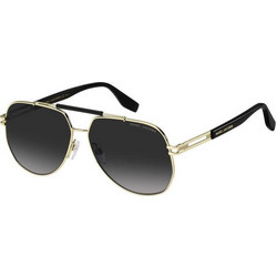 Marc Jacobs MARC673/S 80790 Ανδρικά Γυαλιά Ηλίου Aviator Μεταλλικά Χρυσά Μαύρα με Μαύρο Degradee Φακό