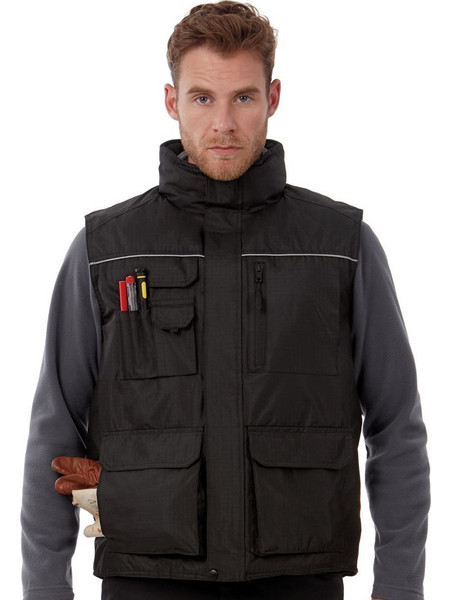 Αμάνικο Workwear Bodywarmer B & C Expert Pro Black