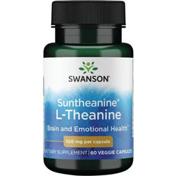Swanson Suntheanine L-Theanine 100mg 60 Κάψουλες