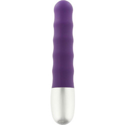 Seven Creations Discretion Ribbed Δονητής 11cm Μωβ