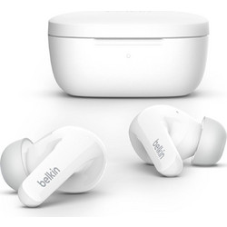 Belkin Soundform Flow ANC Ακουστικά Bluetooth In Ear Ανθεκτικά στο Νερό White