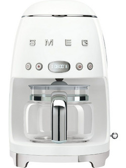 Smeg Retro DCF02WHEU Προγραμματιζόμενη Καφετιέρα Φίλτρου 1050W