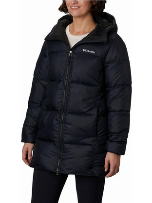 Columbia Γυναικείο Μπουφάν Χειμωνιάτικο Puffer Μακρύ Μαύρο 1864791-010