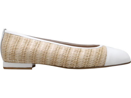 Μπαλαρίνες Kalogirou ΑΜΠΡΑ ΑΜΠΡΑ RAF-NATURAL- OFF WHITE Γυναικείο