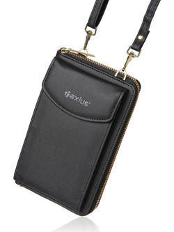 Naxius Crossbody Phone Bag NXPBLR-006 Black Naxius