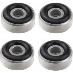 Dynavox Aluminium Device Feet Absorber Mini Silver (set 4 τεμαχίων) --207271