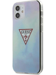 Guess Tie & Die Collection Back Cover Blue (iPhone 12 mini)
