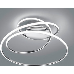 Φωτιστικό Σαλονιού Πλαφονιέρα Bologna LED 36W 4000K 5100Lm IP20 Μέταλλο Χρώμιο Reality