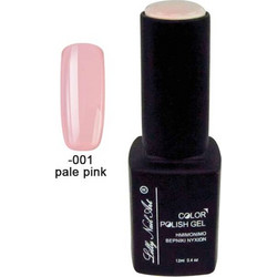 Lilly Nail Art Color Gel Pale Pink Ημιμόνιμο Βερνίκι Νυχιών 12ml
