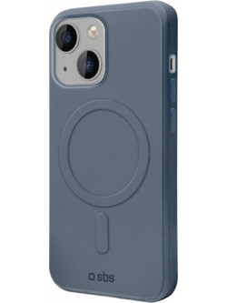 SBS Smooth Mag Back Cover Blue (iPhone 14)