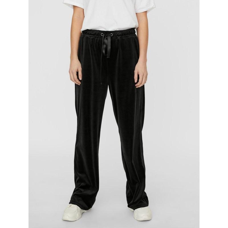 Vero Moda Γυναικείο Παντελόνι Φόρμας Βελουτέ Μαύρο 10254333