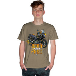 BORN FREE - V-STROM - DC (Κοντομάνικο Ανδρικό / Unisex) - Khaki