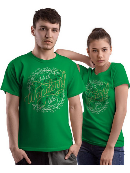 Its A Wonderful Life (Κοντομάνικο Ανδρικό / Unisex) - Kelly green