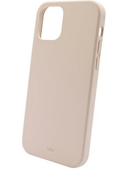 Puro Icon Silicone Back Cover Pink (iPhone 13 Pro)