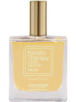 Alfaparf Milano Lisse Design Keratin Therapy The Oil Ξηρό Λάδι Μαλλιών για Επανόρθωση 50ml