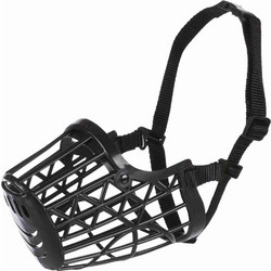 Trixie Φίμωτρο ΠΛΑΣΤΙΚΟ ΝΟ 5 MEDIUM/LARGE 26CM ΜΑΥΡΟ
