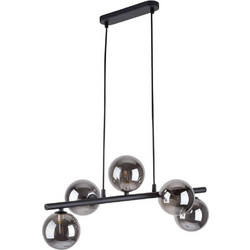TK Lighting Estera Κρεμαστό Φωτιστικό Οροφής Ράγα Πολύφωτο Λευκό 6707