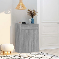vidaXL Παπουτσοθήκη Ξύλινη Γκρι Μ60xΠ35xΥ84cm 815418