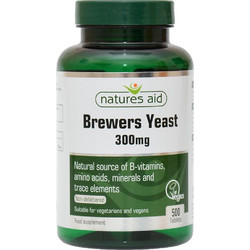 Natures Aid Brewers Yeast 300mg 500 Ταμπλέτες