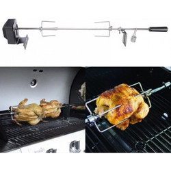 Bormann BBQ 1232 Ανοξείδωτη Σούβλα για Κοτόπουλου με Μοτέρ 72cm