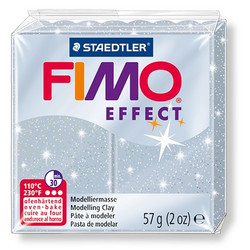 STAEDTLER ΠΗΛΟΣ 6x57gr FIMO EFFECT GLITTER SILVER
