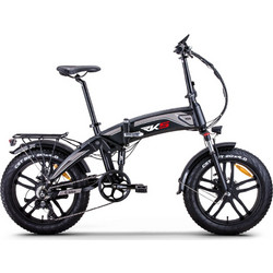 RKS RD8 Ηλεκτρικό Ποδήλατο Πόλης 20" 250W με 8 Ταχύτητες και Δισκόφρενα Μαύρο