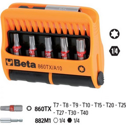 Κασετίνα+10 μύτες Torx 1/4" B008600970