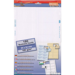 Επαγ. Κάρτες 185gsm 180 τεμ