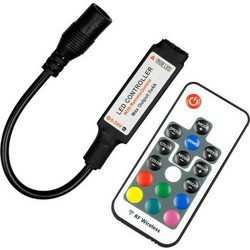 GloboStar Ασύρματο RGB Controller RF με Τηλεχειριστήριο 73420Κωδικός: 27981370