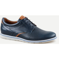 Damiani Ανδρικά Σκαρπίνια Derby Δερμάτινα Navy Μπλε 2901