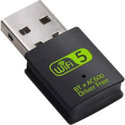 Naxius Mini 600 Ασύρματος USB Αντάπτορας Δικτύου 600Mbps