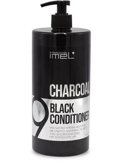 Imel Black Charcoal Conditioner για Προστασία Χρώματος & Επανόρθωση για Βαμμένα & Ταλαιπωρημένα Μαλλιά 1lt