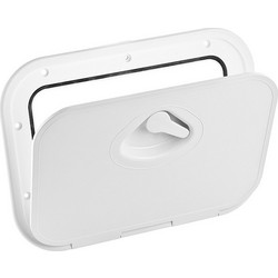 Lalizas Mid Line Πορτάκι Καταστρώματος Σκάφους 378x278mm Λευκό Χρώμα Κωδικός: 196812