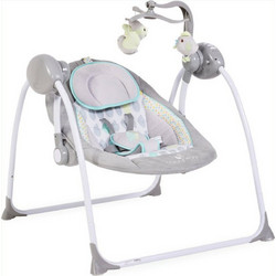 Cangaroo Baby Swing+ Relax Μωρού Κούνια με Μουσική έως 9kg Γκρι