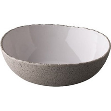 Μπωλ πορσελάνης φ17cm 750ml Σειρά Natural γκρι εξωτερικά Q AUTHENTIC - Σετ 6 c459164
