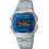 Casio Vintage Ψηφιακό Ανδρικό Ρολόι Χρονογράφος Αυτόματο με Ασημί Μεταλλικό Μπρασελέ A-168WEM-2BEF