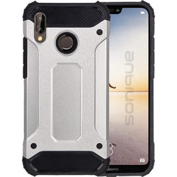Sonique Heavy Armor Back Cover Silver (Huawei P20 Lite)