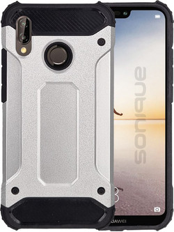 Sonique Heavy Armor Back Cover Silver (Huawei P20 Lite)