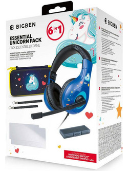Bigben Unicorn Gaming Headset Over Ear Blue