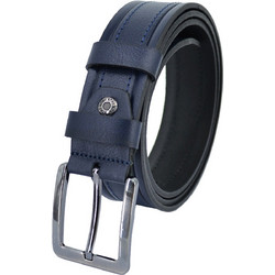 Leather 100 Ανδρική Ζώνη Δερμάτινη Μπλε 44S-BELT-41861