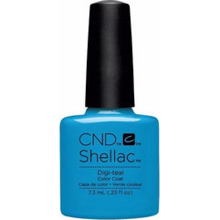 CND Vinylux 211 Digi Teal Gloss Βερνίκι Νυχιών Μακράς Διαρκείας 15ml