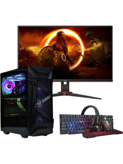 Vengeance Legend-V17 Asus Edition (Ryzen 5-5500/16GB/1TB SSD/Radeon RX 6600 8GB/FreeDos) + AOC 24G2SAE/BK