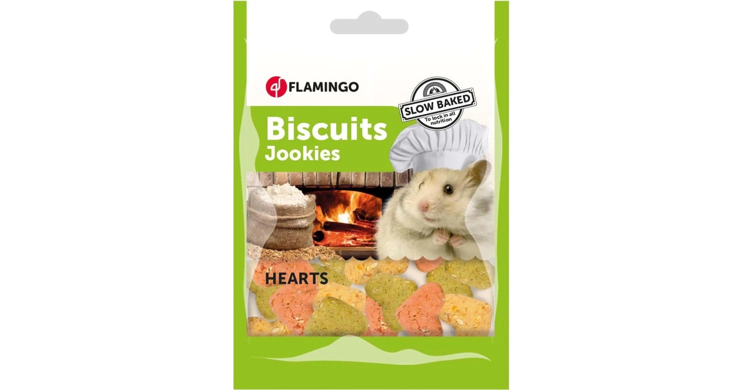 Flamingo Biscuits Hearts 100gr BestPrice.gr