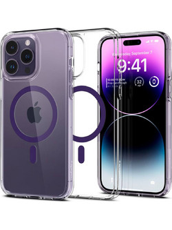 Spigen Ultra Hybrid Back Cover with MagSafe Deep Purple (iPhone 14 Pro)