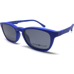 Centrostyle C56400 Blue Ανδρικά Γυαλιά Ηλίου Τετράγωνα Κοκάλινα Μπλε με Μαύρο Polarized Φακό