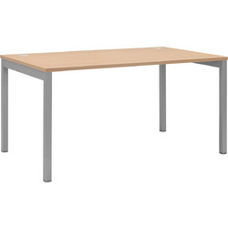Γραφείο Column Oak (Γκρι σκελετός) 160x80cm
