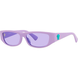 Versace VE4002/U 5400/1A Γυναικεία Γυαλιά Ηλίου Ορθογώνια Κοκάλινα Μωβ με Μωβ Polarized Φακό
